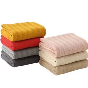 TrustWeave Vertical Rib Knit Throw Blanket – Soft Striped Ribbed Texture TrustWeave Vertical Rib Knit Throw Blanket - Soft Striped Ribbed Texture